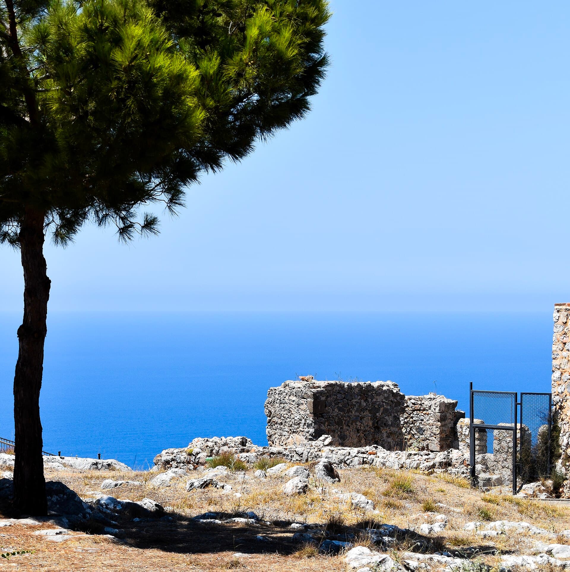Alanya Kalesi'nden Akdeniz manzarası